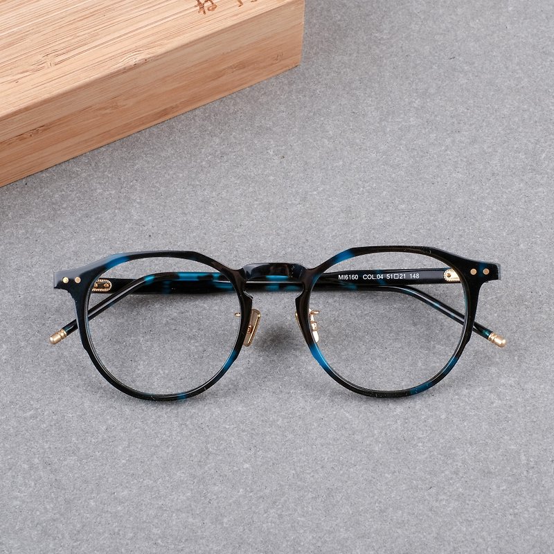【福利品】日本热卖款 百搭圆六角 轻量化设计 男女眼镜 镜框 - 眼镜/眼镜框 - 其他材质 