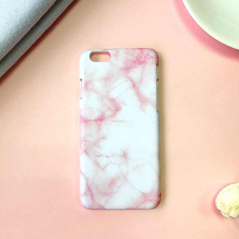 粉大理石纹-iPhone(i5.i6s,i6splus)/Android(Samsung三星, HTC, Sony)原创手机壳/保护套/礼物 - 手机壳/手机套 - 塑料 粉红色