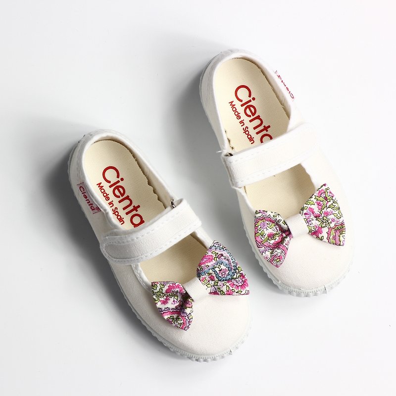 西班牙国民帆布鞋 CIENTA 56070 05白色 幼童、小童尺寸 - 童装鞋 - 棉．麻 白色