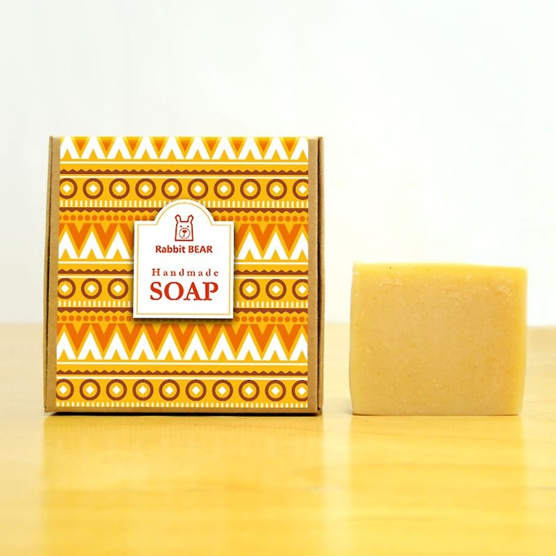 蜂蜜燕麦山羊奶天然手工冷制皂 (适干、中、油性) ★Rabbit Bear★ - 肥皂/手工皂 - 其他材质 橘色