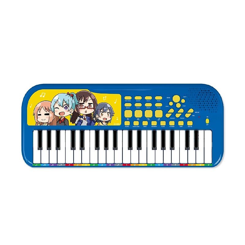 知音37Key电子琴  | 可录音&配乐&音效  儿童节礼物 - 玩具/玩偶 - 塑料 蓝色