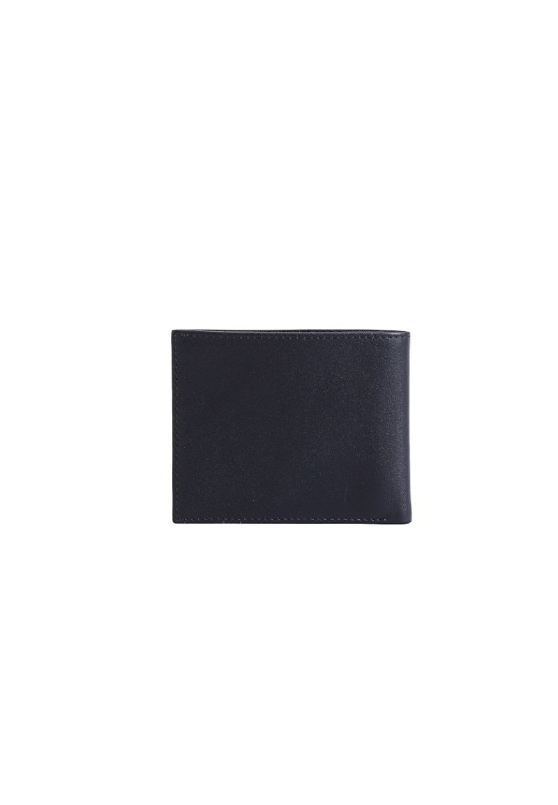 Classic牛皮革短钱包 - 皮夹/钱包 - 真皮 黑色
