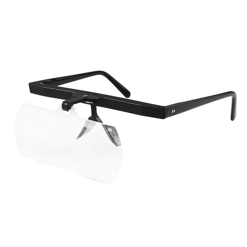 1.6x/110x45mm 日本制大镜面眼镜式放大镜 单片组 HF-30D - 其他 - 压克力 透明