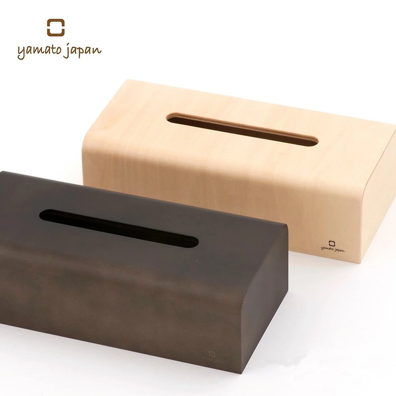 日本 yamato NATURE BOX 自然系面纸盒 - 纸巾盒 - 木头 