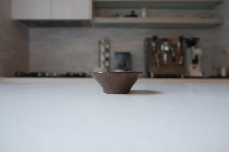 手作陶杯 002 - 茶具/茶杯 - 陶 咖啡色