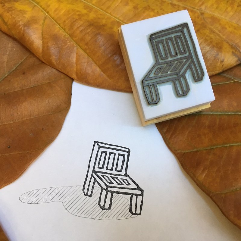 其他材质 印章/印台 白色 - 椅子 手刻印章