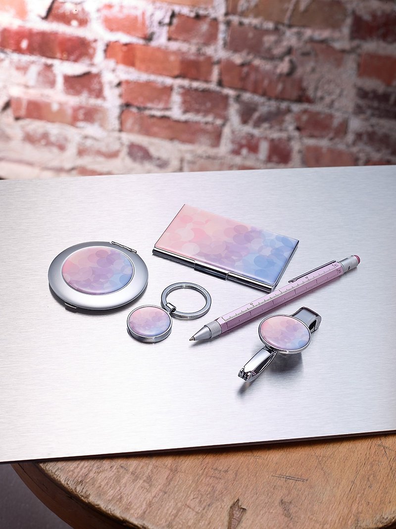 多功能工具笔(银河粉) - 圆珠笔/中性笔 - 其他金属 粉红色