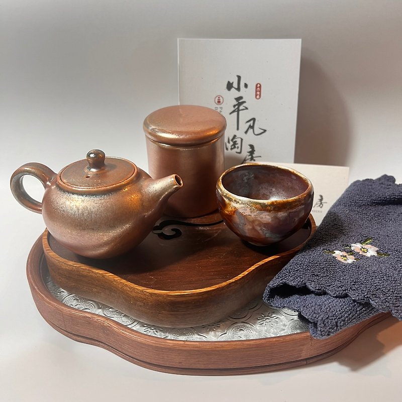一壶一杯一茶罐时尚旅行茶具组 / 茶具组 / 小平凡手作 - 茶具/茶杯 - 陶 