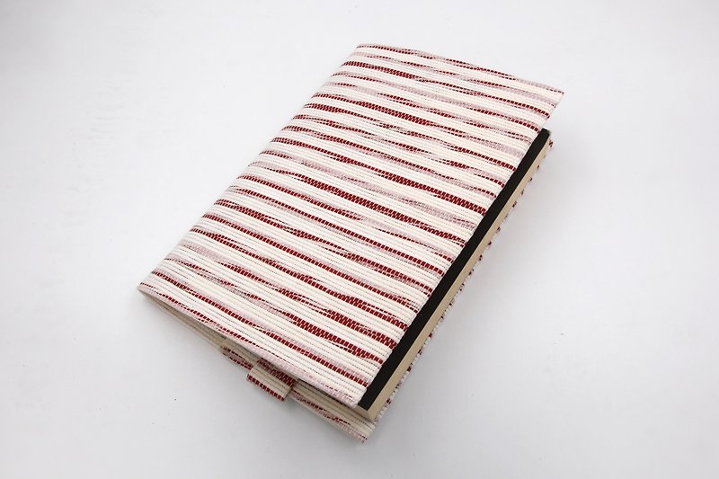【纸布家】书套、书衣、手帐套、笔记本套 (A5/G16K) 红白 - 笔记本/手帐 - 纸 白色
