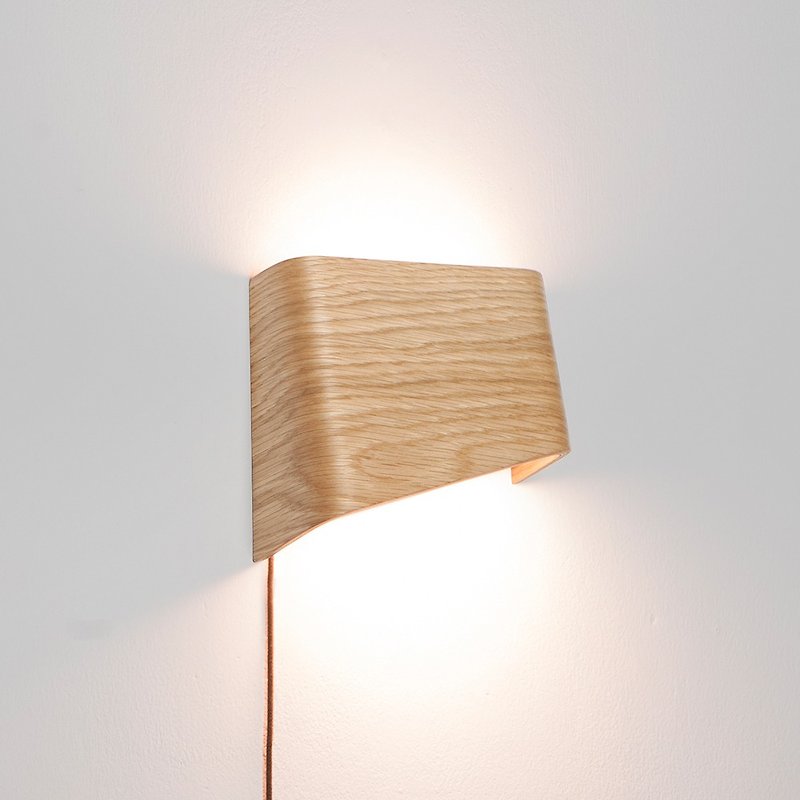SLICEs LED 木质触控壁灯 ∣ 双光源切换 ∣ 左侧光源 - 灯具/灯饰 - 木头 咖啡色