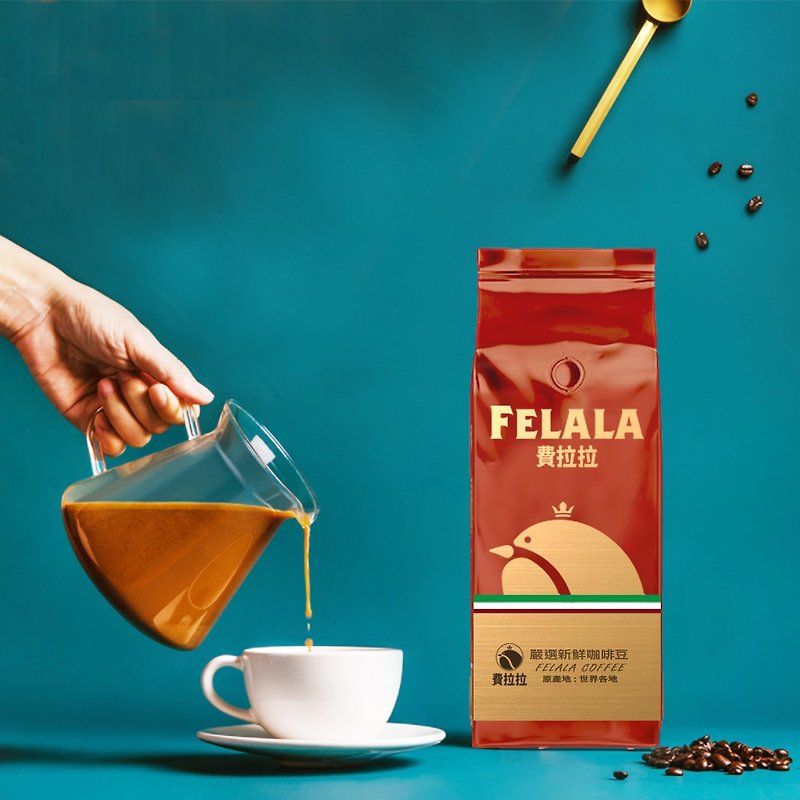 【费拉拉 】自然农法 洪都拉斯 科班 一磅 庄园单品咖啡豆 (454g) - 咖啡 - 新鲜食材 红色