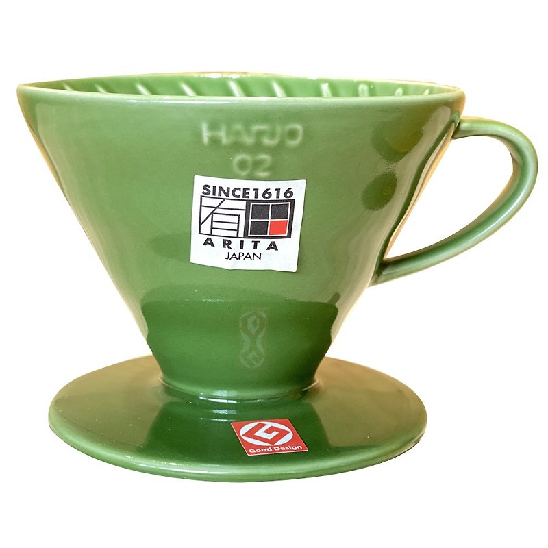 HARIO V60深蕨绿02彩虹磁石滤杯/VDC-02-DG-TW - 咖啡壶/周边 - 瓷 绿色