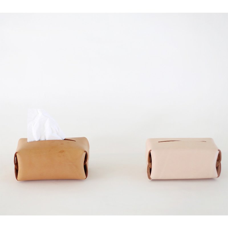 JOYDIVISION 植鞣真皮纸巾盒 手工家居 抽纸盒创意设计简约 - 收纳用品 - 真皮 