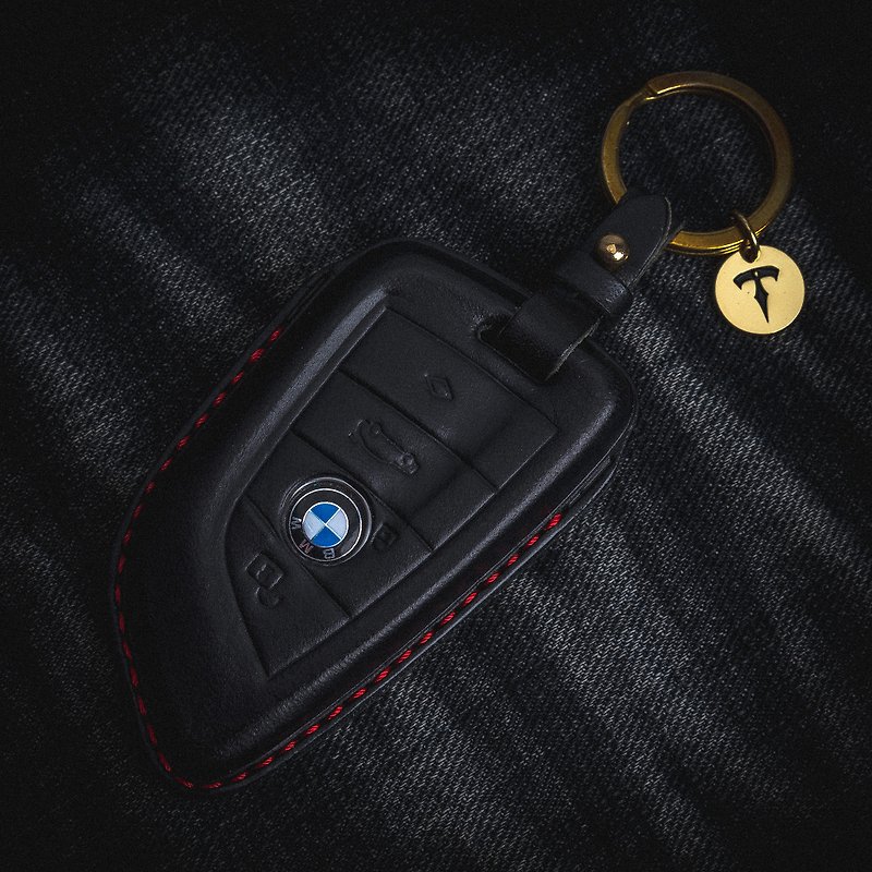 【现货版】宝马 BMW 520 X1 X3 X4 X5 X6 G20 刀锋 车钥匙皮套 - 钥匙链/钥匙包 - 真皮 黑色