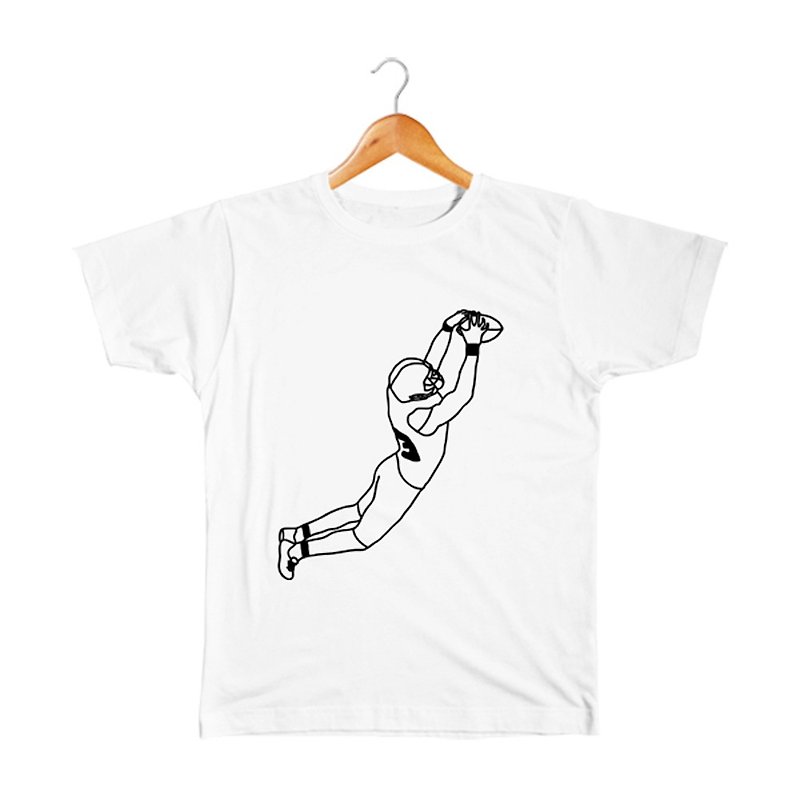 アメフト #6 キッズTシャツ - 童装上衣 - 棉．麻 白色