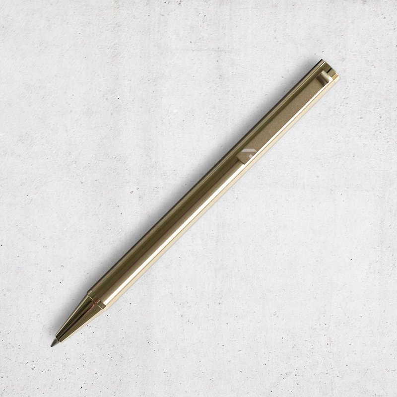启点系列 不锈钢圆珠笔 (金) 含客制化刻字 - 圆珠笔/中性笔 - 其他金属 金色