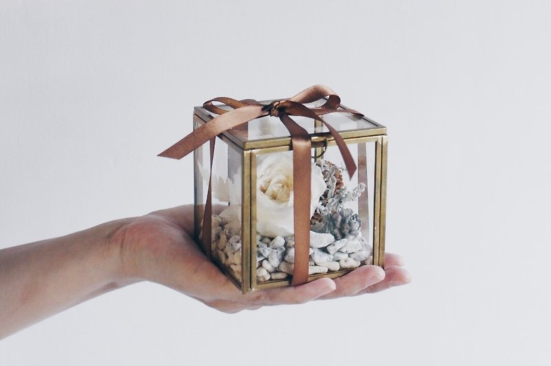 Xmas Box!【TFC-圣诞玻璃盒】圣诞节 礼物 永生花 花盒 玻璃盒 - 摆饰 - 玻璃 