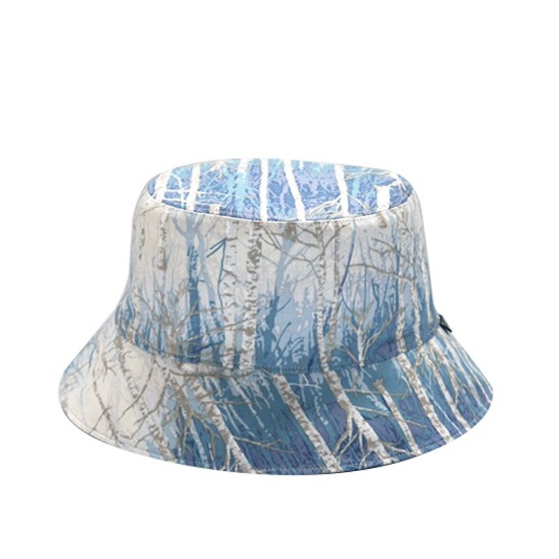 苍郁森林双面渔夫帽 - 帽子 - 其他材质 蓝色