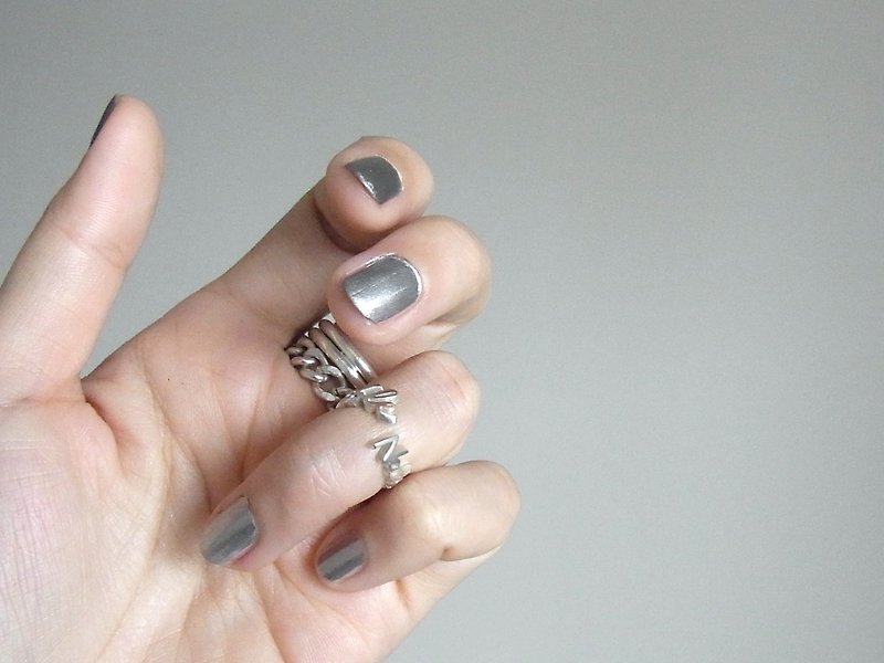 【adjustable】NIピンキー・ファランジリング / silver - 戒指 - 纯银 银色