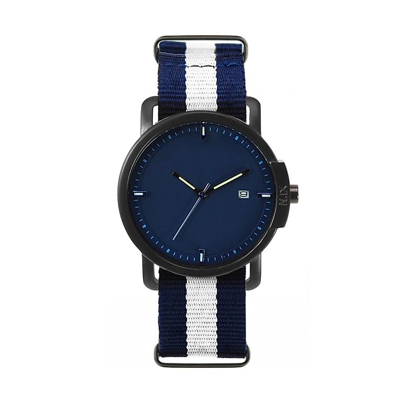 Minimal Watches: Ocean06-Navy White - 女表 - 其他金属 蓝色