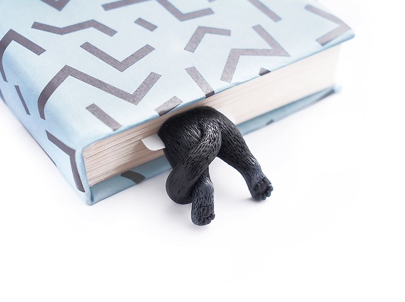 Black cat bookmark - 书签 - 塑料 多色