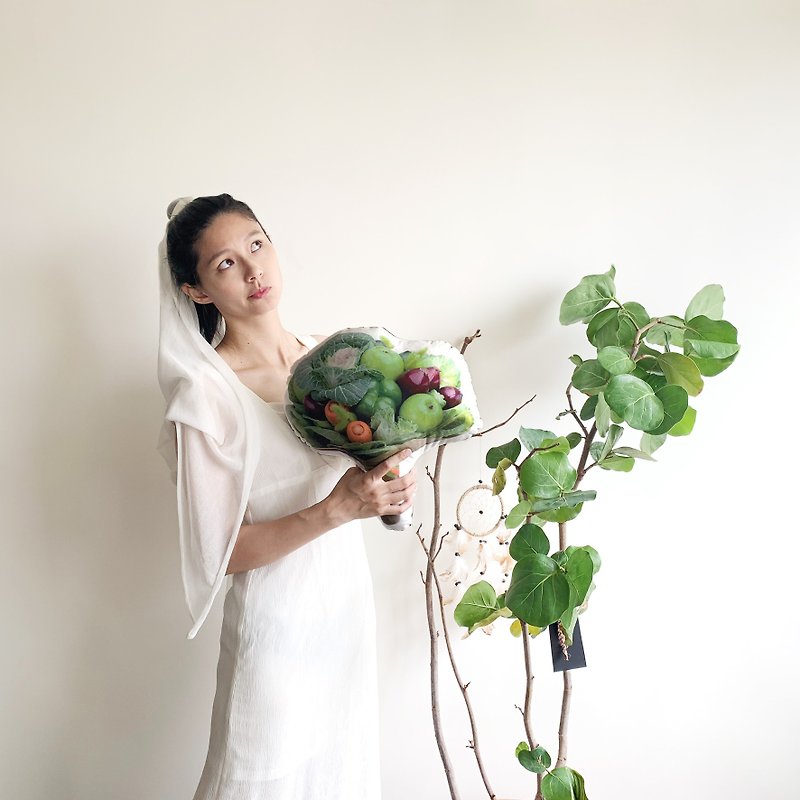 婚礼小物∣  蔬菜捧花抱枕 - 干燥花/捧花 - 其他材质 