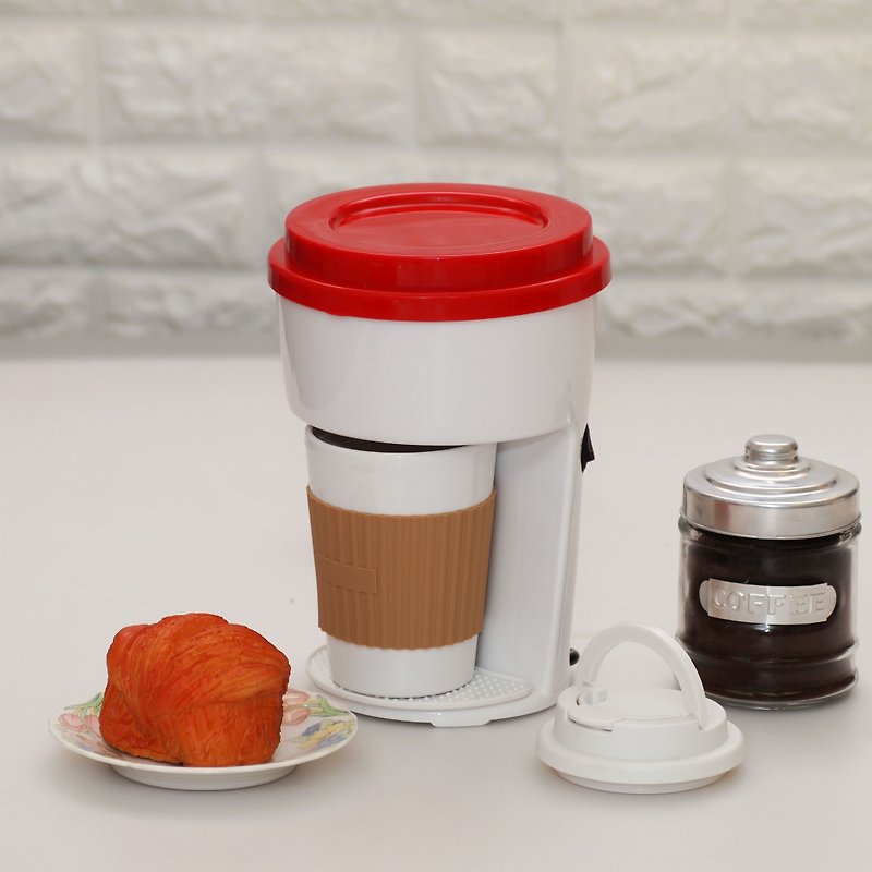 简约单杯自动滴滤式咖啡机-红色 CM111-RED - 其他 - 塑料 红色