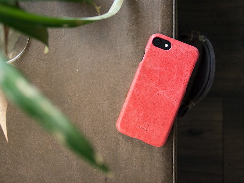 皮革手机壳 iPhone SE2/SE3/7/8通用  - 红 - 手机壳/手机套 - 真皮 红色