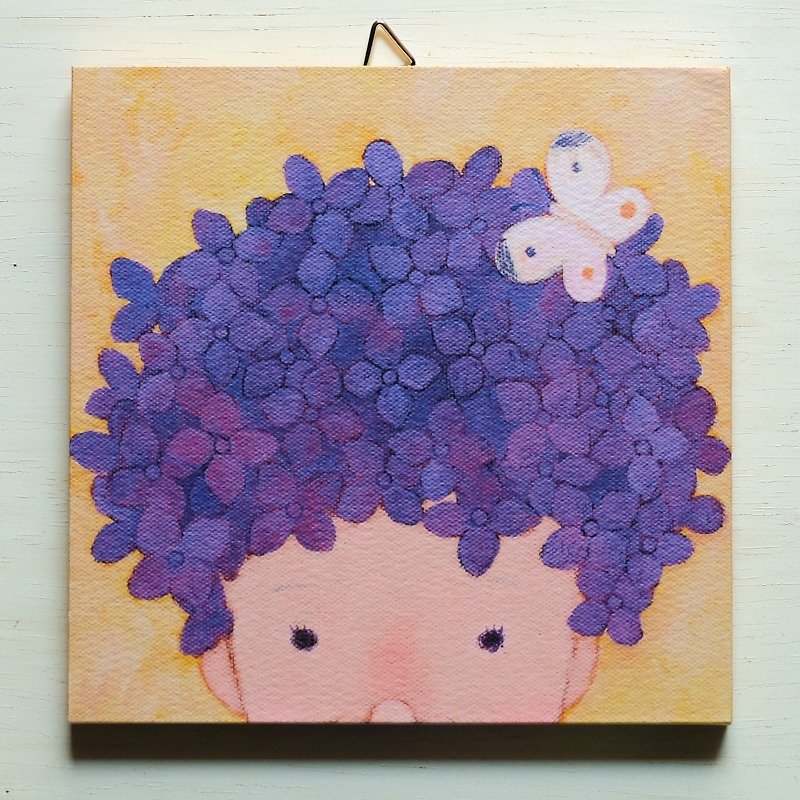 アートパネル No.35/アジサイアフロ - 海报/装饰画/版画 - 纸 紫色