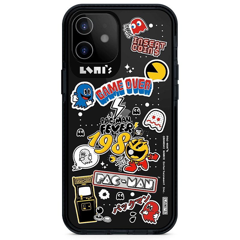 复古年代 小精灵 Pac-Man 手机防摔壳 iphone 13 12 11 Pro Max - 手机壳/手机套 - 环保材料 透明