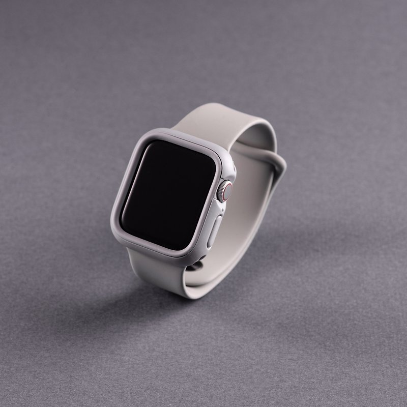 Apple Watch 8/SE2/7/6/SE/5/4/3/2/1 边框保护壳-浅灰 - 数码小物 - 其他材质 灰色