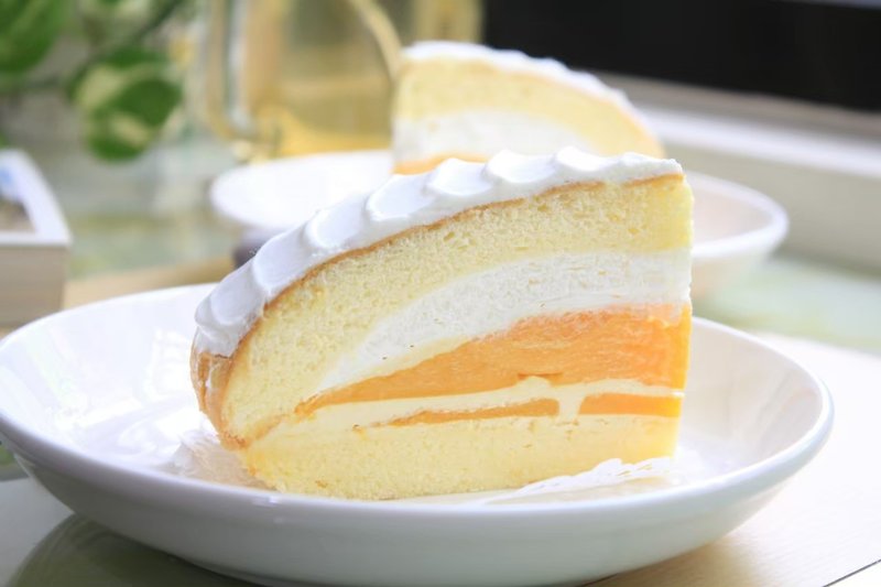 【Dobby手工甜品】芒果百香波士顿派 - 蛋糕/甜点 - 新鲜食材 橘色