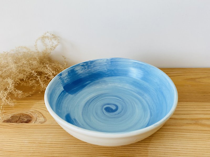 色彩陶碗-蓝 - 碗 - 陶 蓝色