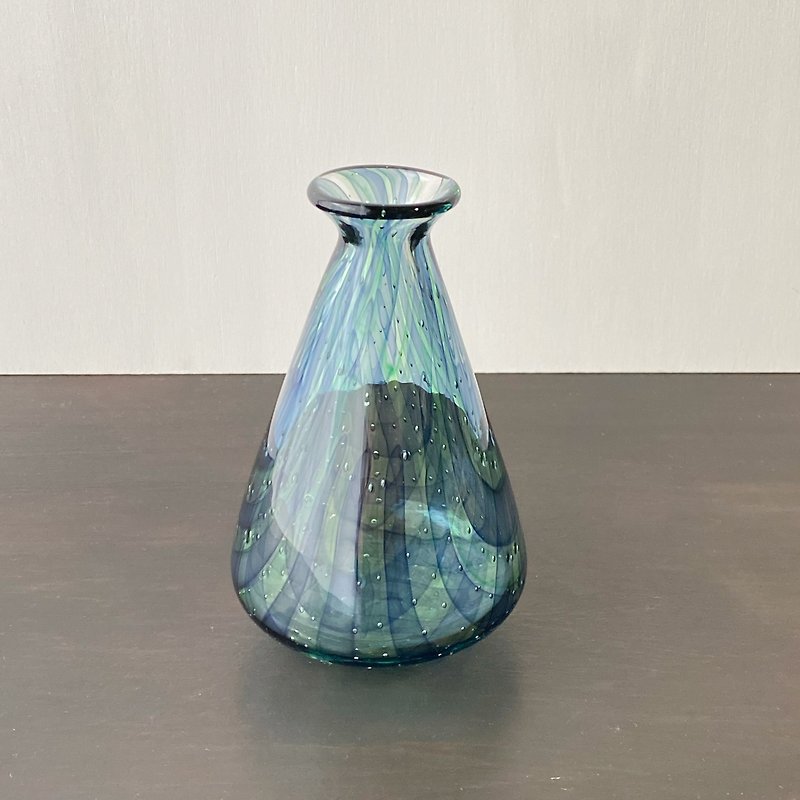 花器　色格子　花瓶　36 - 花瓶/陶器 - 玻璃 