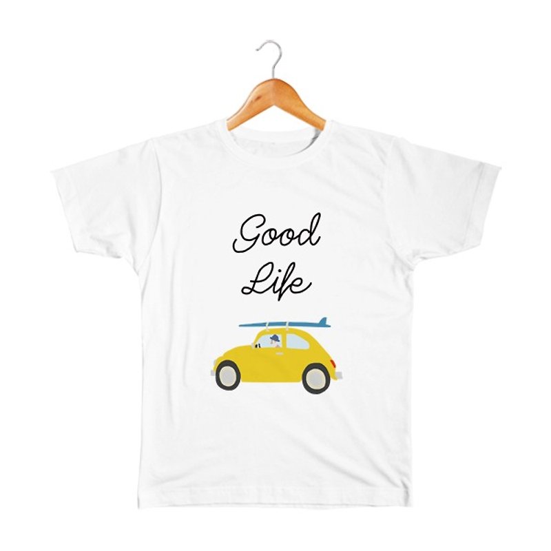 Good Life #2 キッズTシャツ - 童装上衣 - 棉．麻 白色