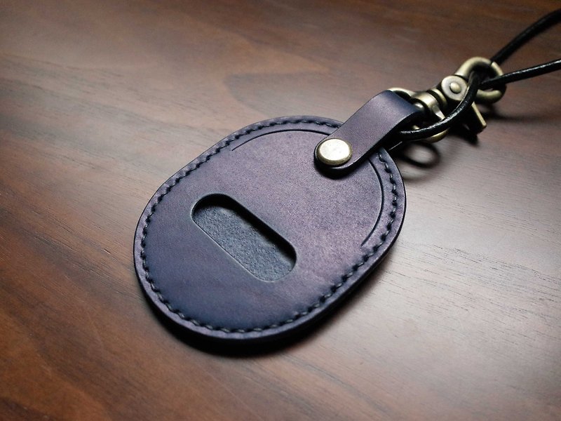 IPPI－GOGORO钥匙皮套/GOGORO KEY CASE－蓝色 真皮／手工 - 钥匙链/钥匙包 - 真皮 蓝色