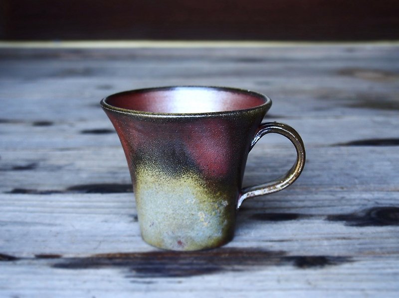 備前 コーヒーカップ(中)　c1-054 - 咖啡杯/马克杯 - 陶 咖啡色
