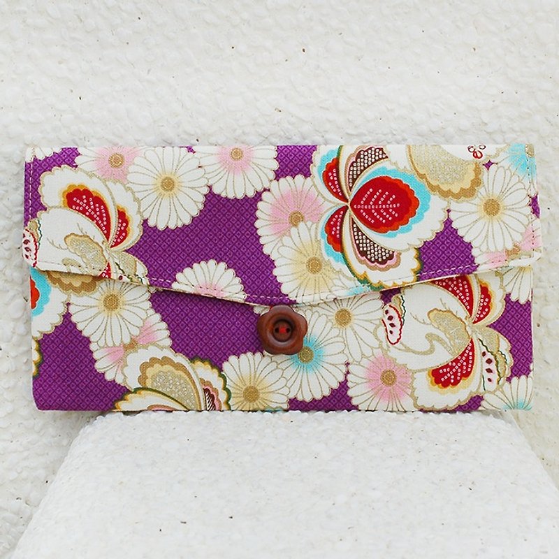 日式丸菊红包袋_紫/存折袋 - 红包/春联 - 棉．麻 紫色