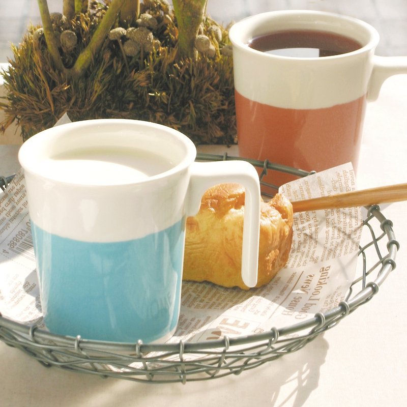 【结伴饮茶欢】鸡尾酒+覆盆莓-亲亲马克杯 礼盒/ 可加购盖 - 咖啡杯/马克杯 - 瓷 多色