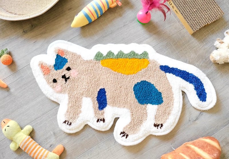 猫吉拉小怪 簇绒地毯 - 地垫/地毯 - 其他人造纤维 多色