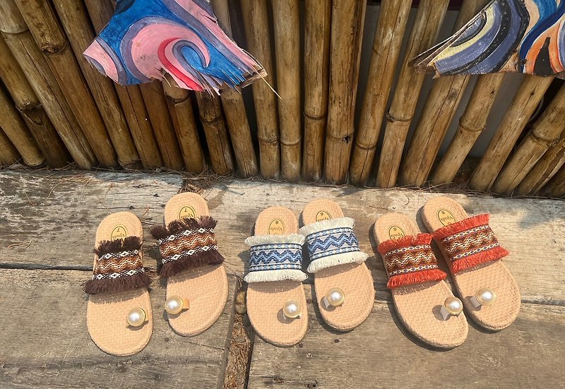 Summer sandals - 拖鞋 - 防水材质 卡其色