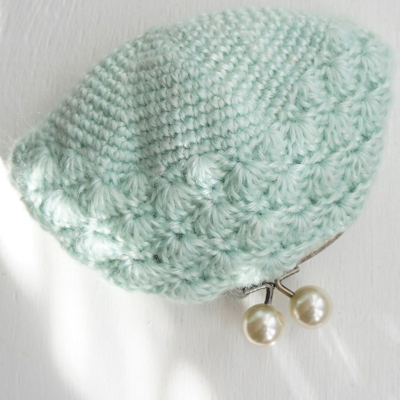 Ba-ba (m) Crochet pouch No.C1726 - 化妆包/杂物包 - 其他材质 绿色