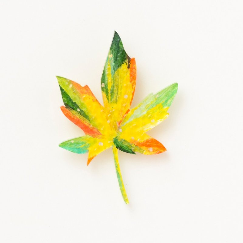 压克力 胸针 绿色 - brooch 【leaf】