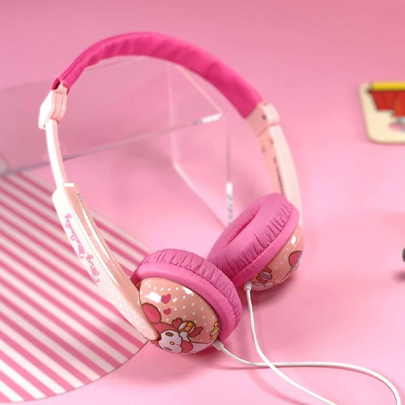 预购 三丽鸥系列 儿童安全耳机 美乐蒂 - 耳机 - 塑料 粉红色