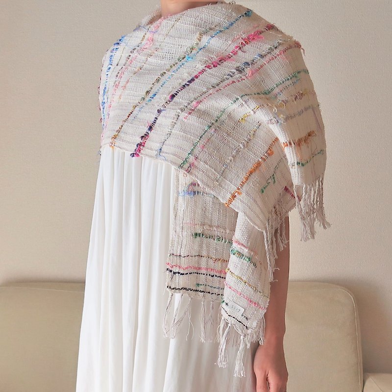 手工编织围巾 棉质  丝绸  挂毯  礼品  披肩(S)19生活 - 丝巾 - 棉．麻 