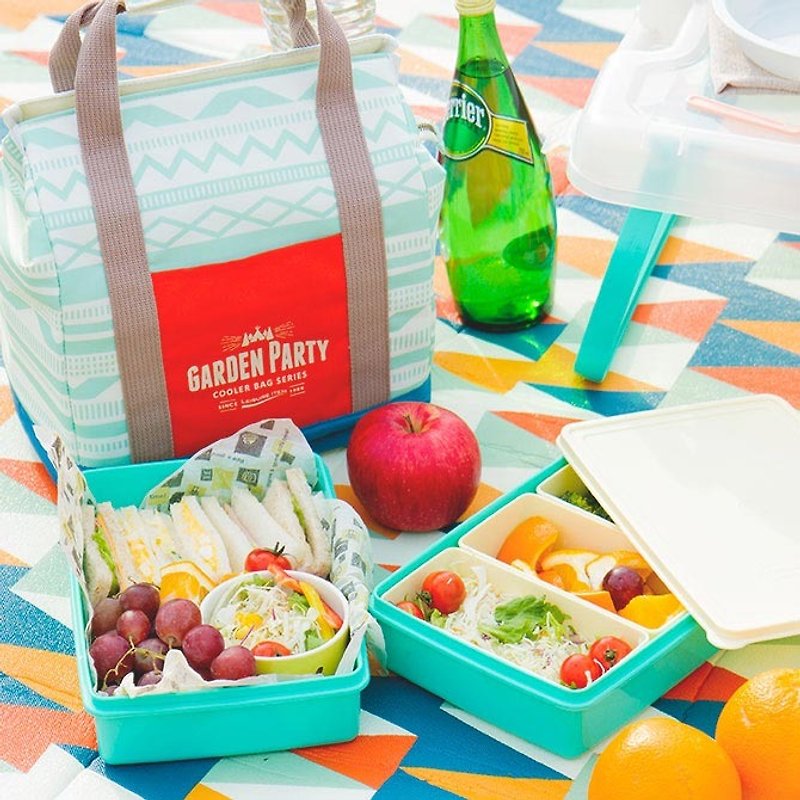 BISQUE 花园派对 / 2层野餐盒保温提袋组 / 粉红 - 野餐垫/露营用品 - 其他材质 