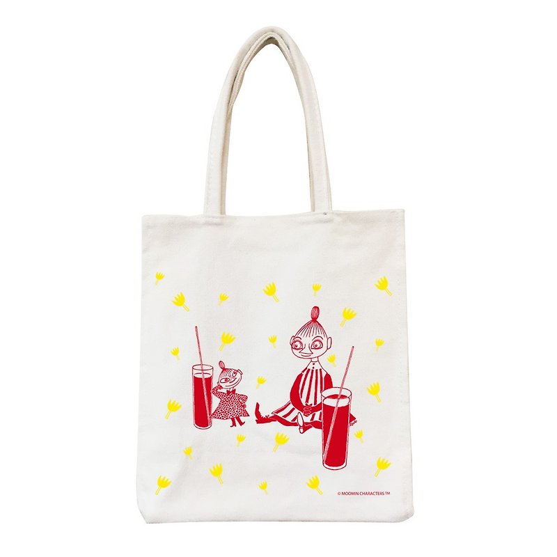Moomin噜噜米授权-野餐包【美宝与小不点】 - 手提包/手提袋 - 棉．麻 红色