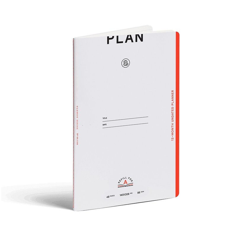 A册－自填式月计划 (48页) - 笔记本/手帐 - 纸 