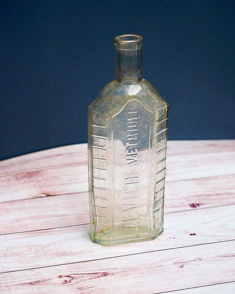 手工吹制玻璃瓶/药水瓶/调味瓶 百年老件 - 摆饰 - 玻璃 