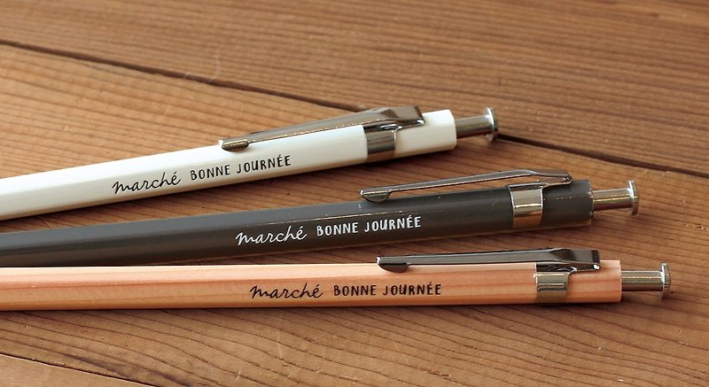 日本【LABCLIP】Marche系列原子笔 - 圆珠笔/中性笔 - 木头 